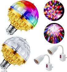 LED Disco Party Lights Crystal Magic Ball 3W RGB