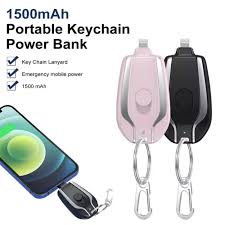 Mini Keychain Power Bank | Ultra-Compact 1500mAh Emergency Charger for Phones & Gadgets