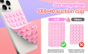 Mobile bubble Grip | Silicone Suction both side Bubble Grip Cup Phone Strong Grip Holder, Hands-Free use Mobile Phone Holder (Random color)