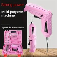 47-Piece Foldable Wireless Electric Screwdriver Kit with Adjustable Torque & USB Charging