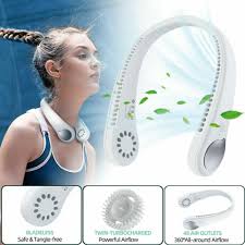 Arctic Air Freedom Wearable Neck Fan & Air Purifier | USB Rechargeable 3-Speed Personal Cooler for Indoor Outdoor Travel