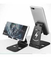 Foldable & Adjustable Mobile Phone and Tablet Stand | Flexible Desktop Mount & Lazy Bracket Support for All Devices (Random Color)
