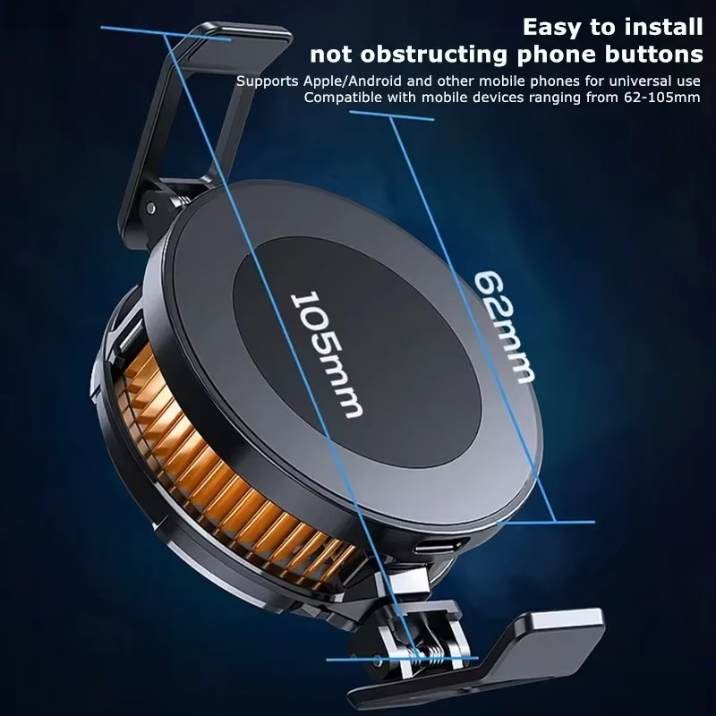 MEMO CX07 Mobile Phone Magnetic - Cooling Fan Radiator Cool Heat Absorber For IOS iPhone Android ( Random Color )