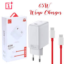 OnePlus 65W Warp Charge Power Adapter with Type-C to Type-C Fast Charging Cable