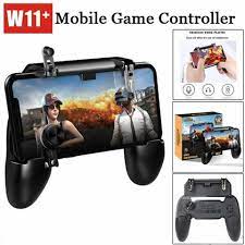 W11+ PUBG Mobile Game Controller Free Fire Joystick Gamepad Metal L1 R1 Button For Phones