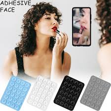 Stick & Grip Suction Cup Phone Holder | Reusable Silicone Pad (Random Color)