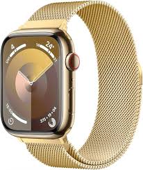 Soft Gold | Apple Watch Milanese Magnetic Loop Strap | Stainless Steel Band | 42mm / 44mm / 45mm
